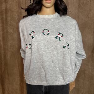 Concept Clothing Company Vintage Sport Embroidered Crewneck Sweatshirt Womens XL